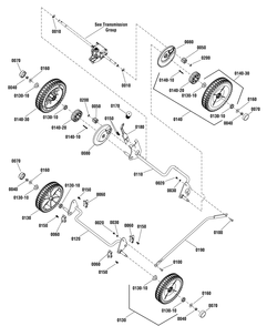 Part Location Diagram of 7101430BJYP Murray Rod, Lifter Link, Pewter